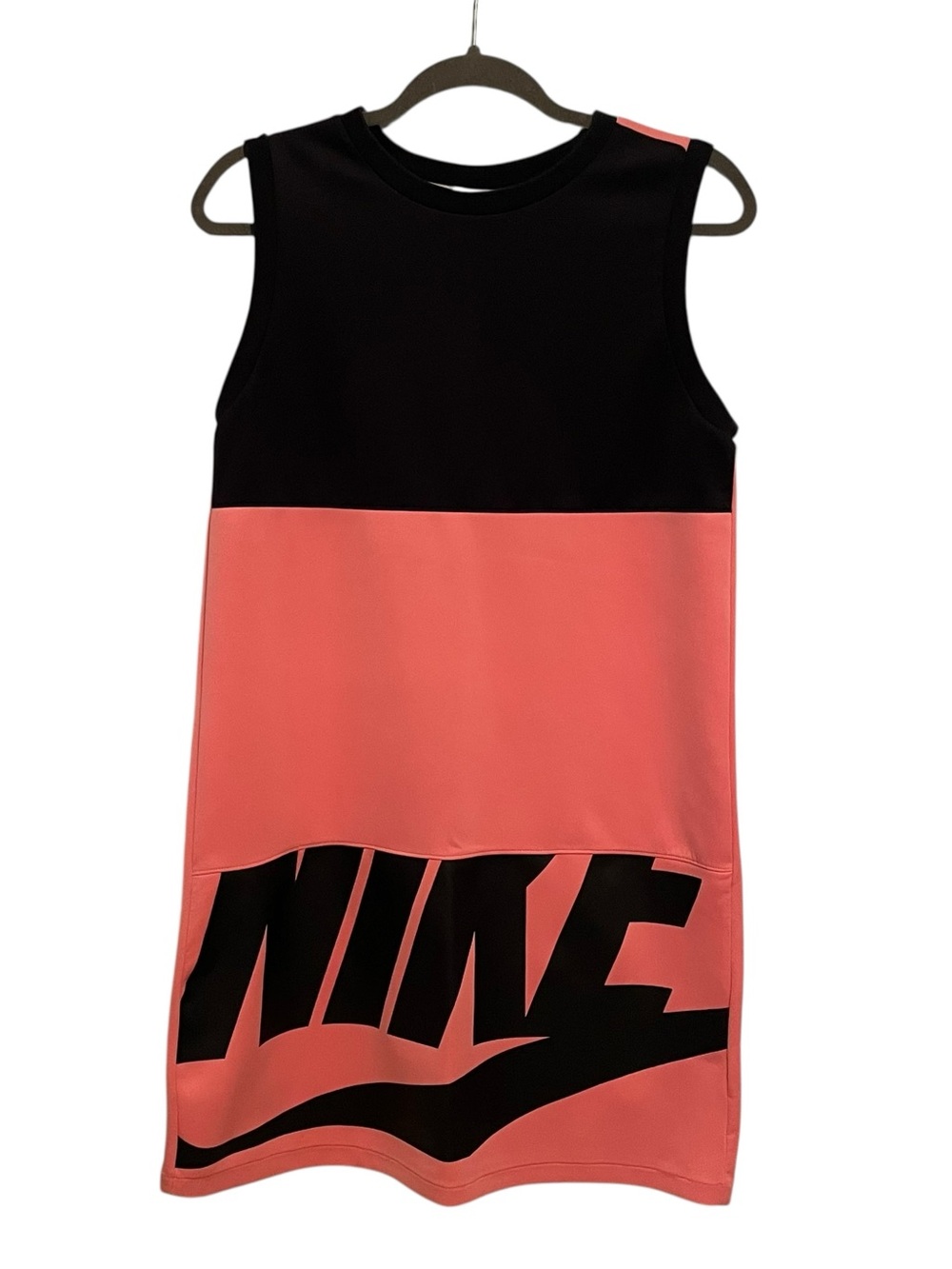Pink and Black Color Block Nike Dress Size S